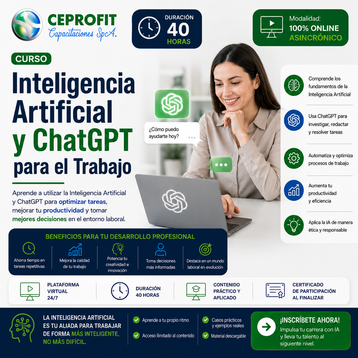 Uso de ChatGPT para Productividad Laboral